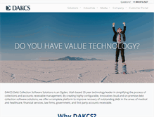 Tablet Screenshot of dakcs.com